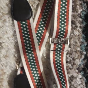 Bag Strap Accessories, 31 inches length, Green Diamond style